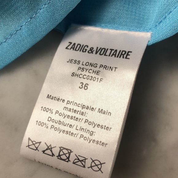 Zadig & Voltaire Jess Long Print Skirt Size 36 - Picture 11 of 12